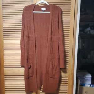Long cardigan sweater